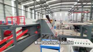 ligne de production de rasage du bois