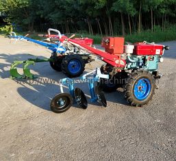 Mini 750mm moteur diesel de tracteur de marche de la roue 10hp 2 du démarreur électrique pour l'agriculture